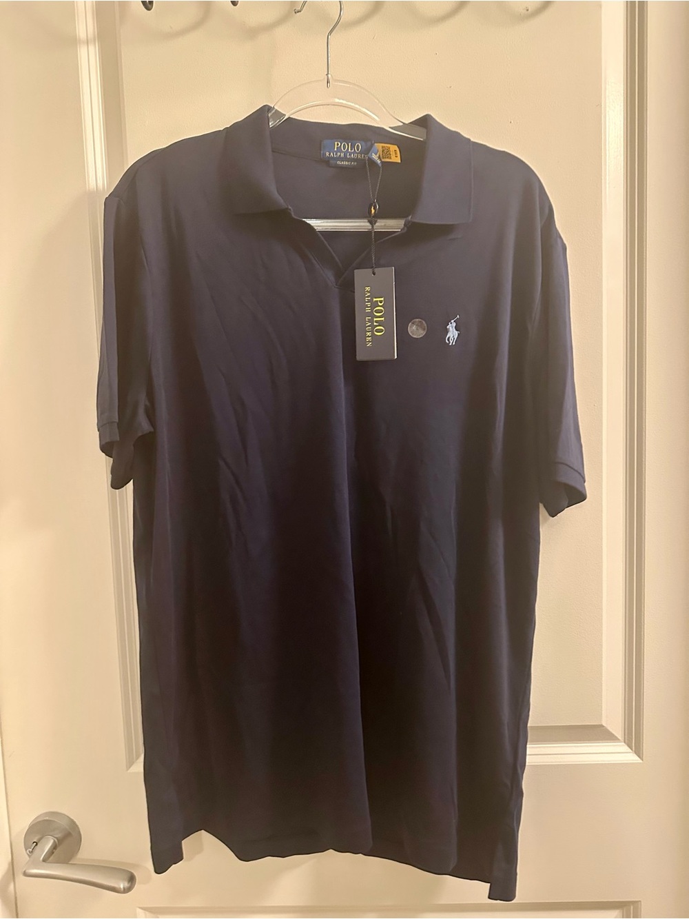BRAND NEW Polo Grounds by Ralph Lauren Men’s Navy Short-Sleeve Polo Shirt